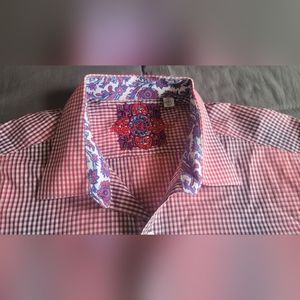Beautiful Robert Graham L/S shirt EUC. Rare. Size 2XL 24"x33"